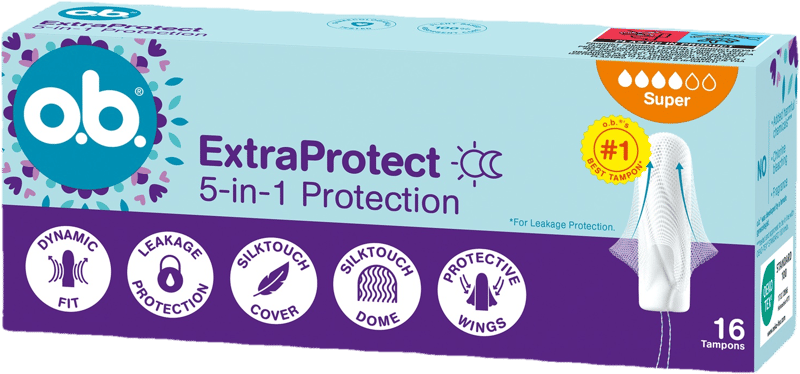 o.b. Extra Protect Super tampons