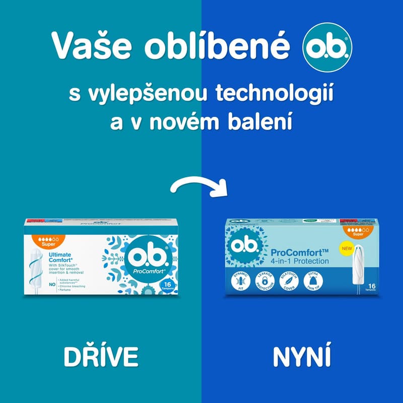 o.b. ProComfort Super tampons