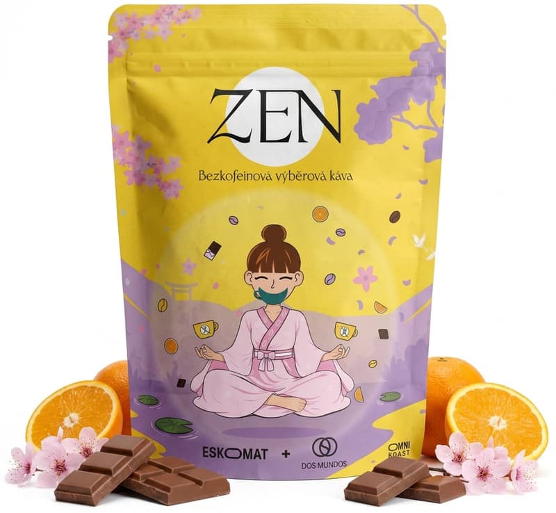 Dos Mundos & Eskomat Zen Decaf Filter/Espresso Whole Bean Coffee