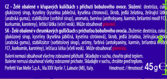 Chupa Chups Želé Mads obalené v křupavých kuličkách s příchutí bobulového ovoce