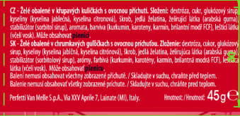 Chupa Chups Želé Mads obalené v křupavých kuličkách s ovocnou příchutí