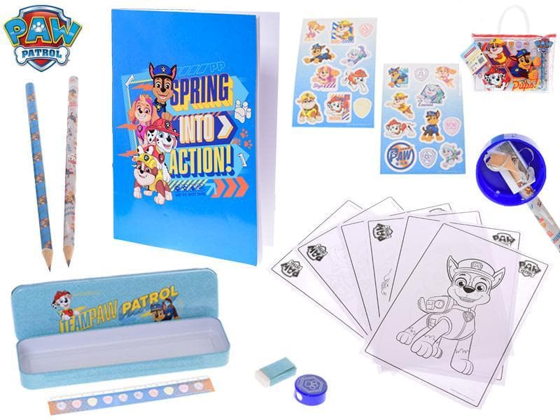 Paw Patrol Kreslící sada se skicákem a pouzdrem v tašce