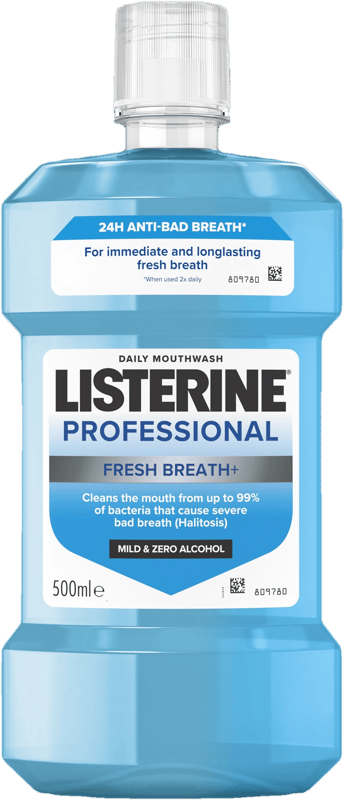 Listerine Professional Fresh Breath+ ústní voda