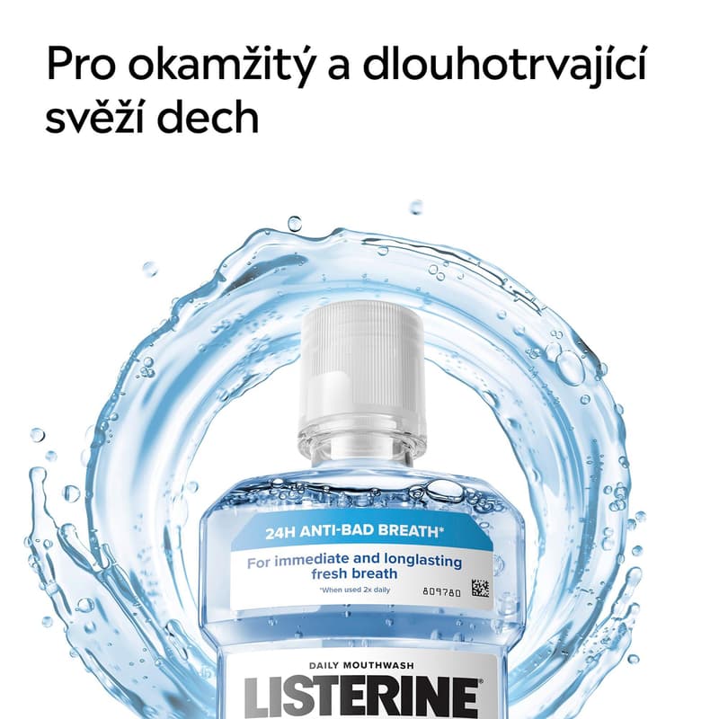 Listerine Professional Fresh Breath+ ústní voda