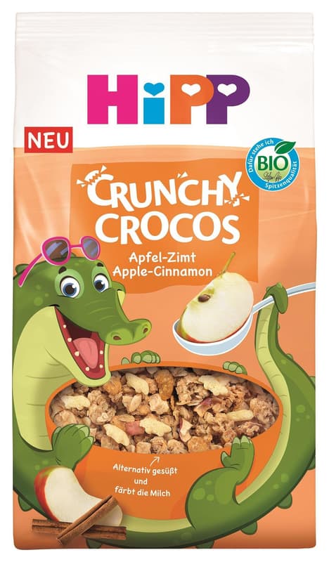Hipp Organic Croco Crunchy Muesli Apple and Cinnamon