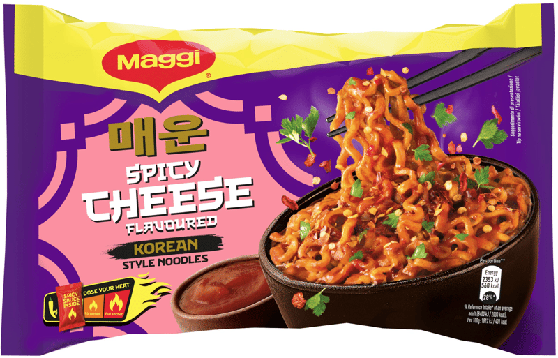Maggi Korean Style Nudle se sýrovou příchutí