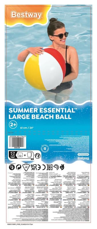 Bestway Inflatable beach ball, 61 cm