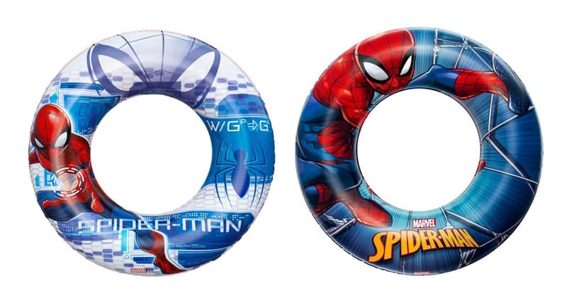 Bestway Spider-Man inflatable swim ring assorted colors