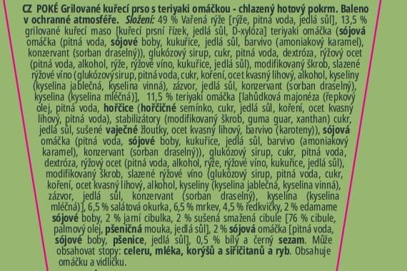 Poké by Simona Grilované kuřecí prso s teryiaki omáčkou