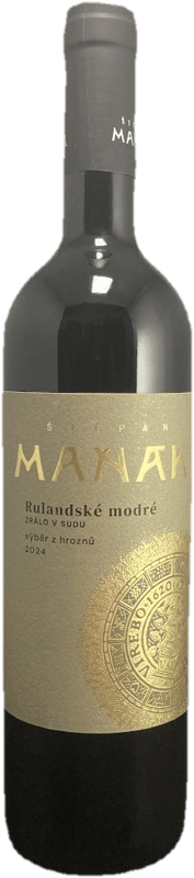 Štěpán Maňák Rulandské modré výběr z hroznů "zrálo v sudu"
