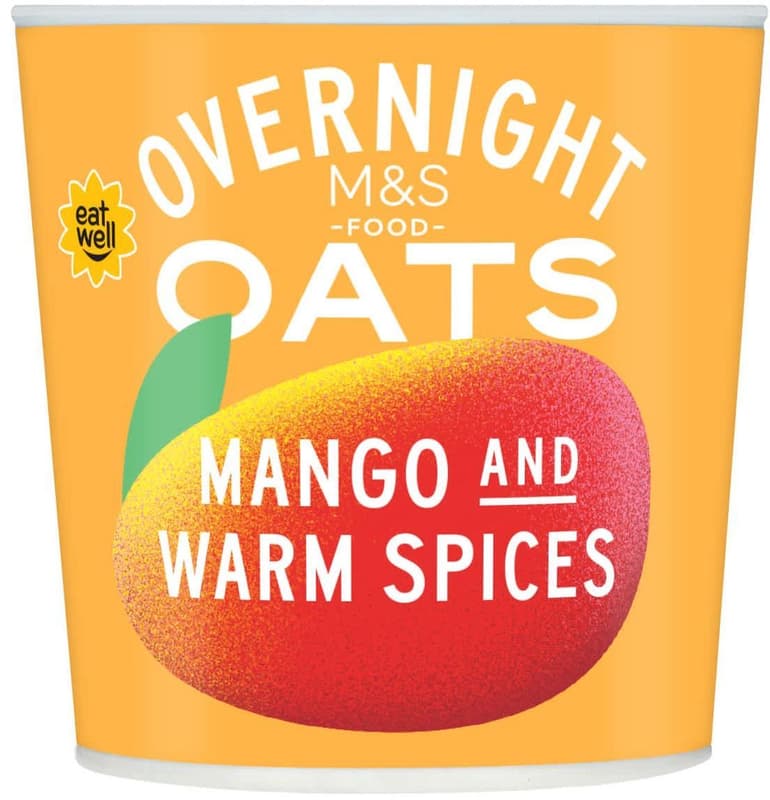 Marks & Spencer Food Mango and warm spices overnight oats
