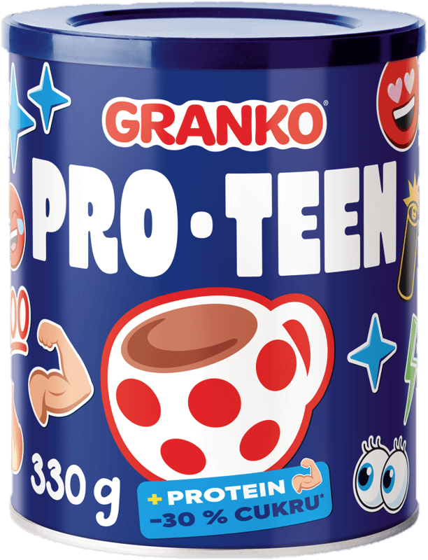 Granko Pro-teen Instant cocoa drink with protein