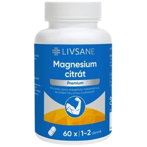 LIVSANE Magnesium citrát Premium tbl.60