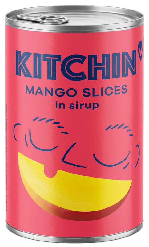Kitchin Mango slices in light syrup