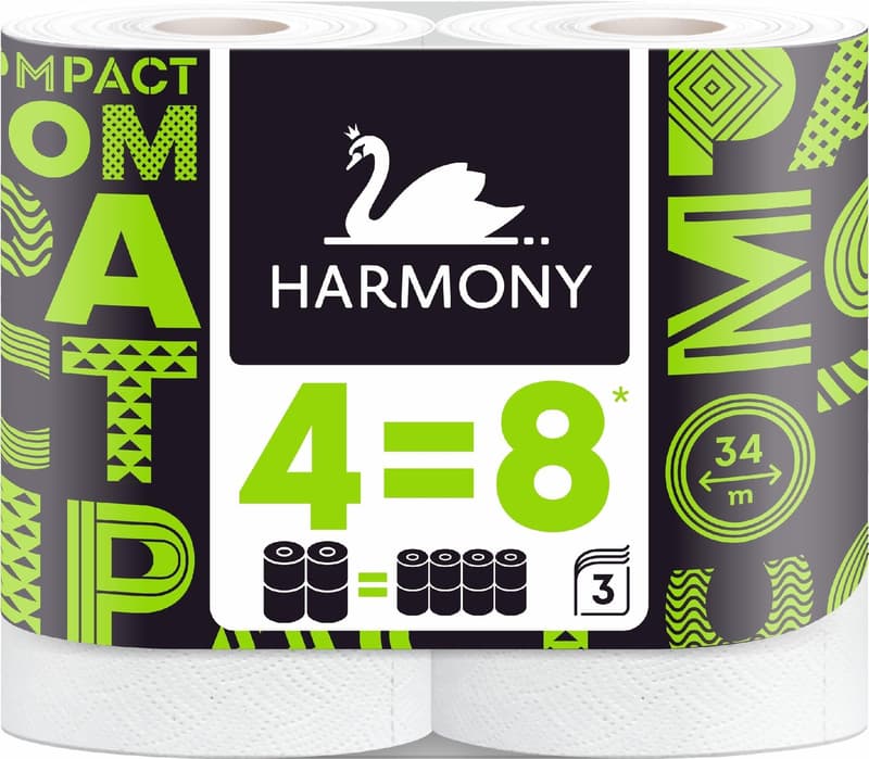 Harmony Compact toaletní papír 3vrstvý