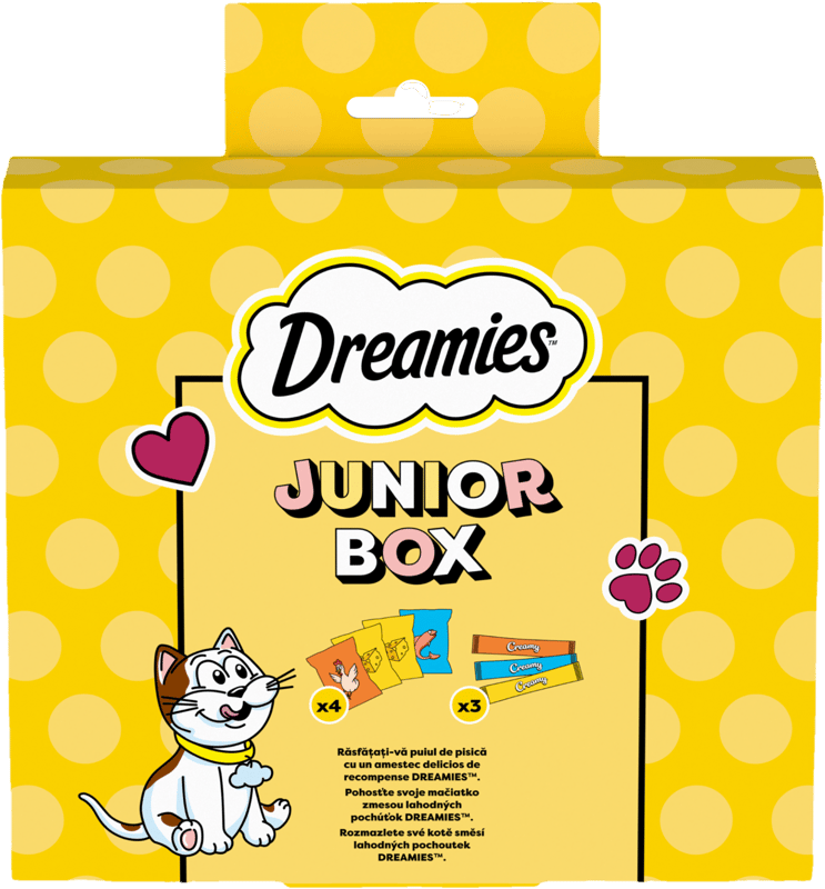 Dreamies Junior Box mix (7 ks)