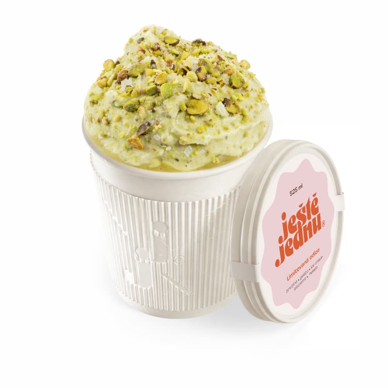 Ještě jednu Pistachio Ice Cream with Maldon Salt