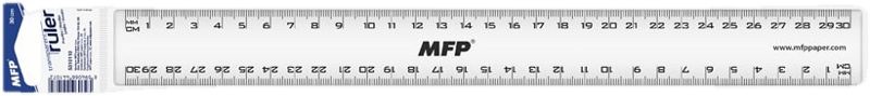 MFP Pravítko čiré 30 cm