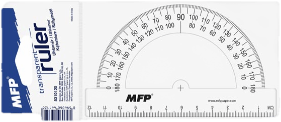 MFP Úhloměr 12,5 cm/180°