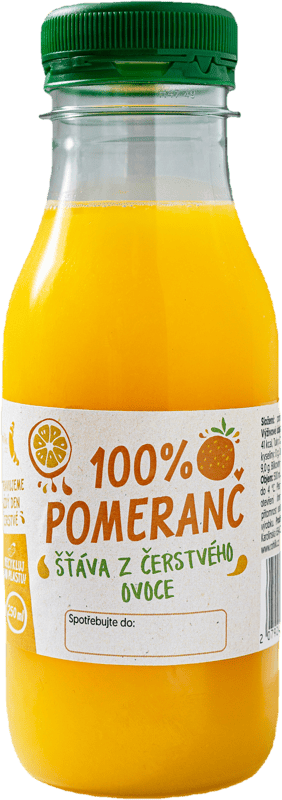 Freshly squeezed orange juice 100%