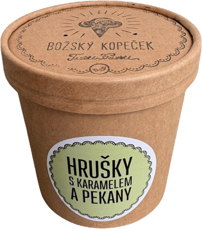 Božský kopeček Hrušky s karamelem a pekany