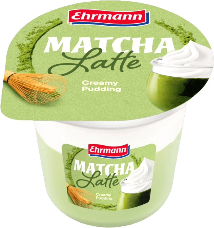 Ehrmann Matcha latte krémový puding