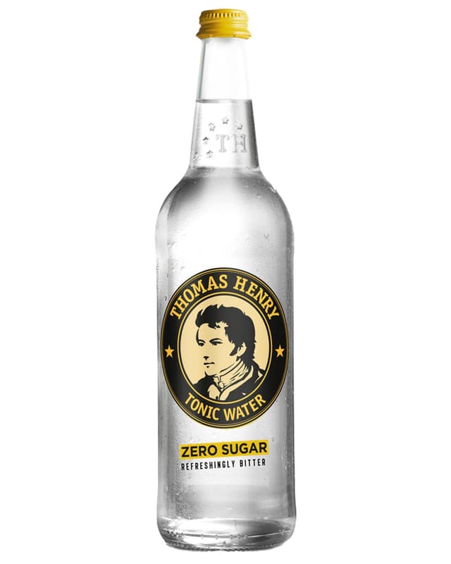 Thomas Henry Tonic Water zero sugar sklo
