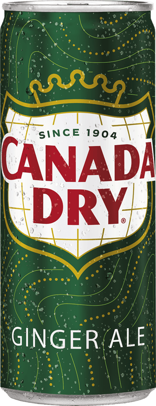 Canada Dry ginger ale plech