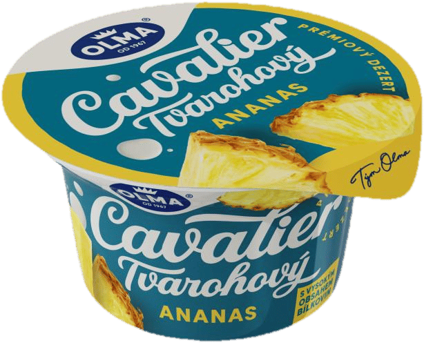 Olma Cavalier pineapple curd dessert