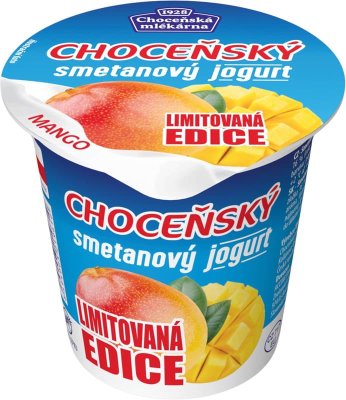 Choceňská mlékárna Choceň Creamy yogurt mango