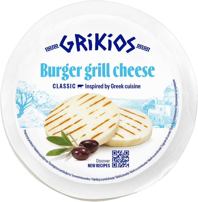 Grikios Grilovací polotvrdý sýr burger