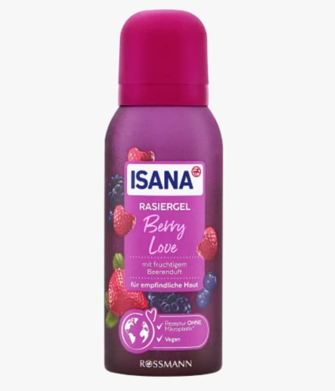 ISANA Shaving foam Berry love