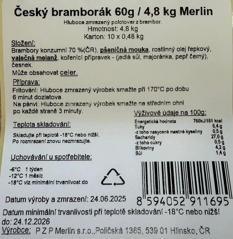 PZP Merlin Český bramborák