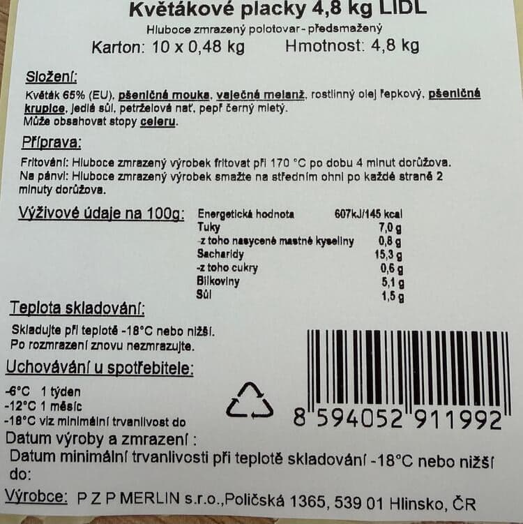 PZP Merlin Květákové placičky