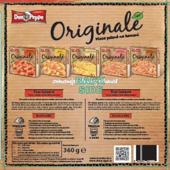 Don Peppe Original Salami Pizza 360g