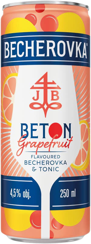 Becherovka BETON Grapefruit flavoured 4,5%