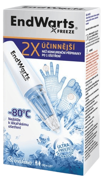 EndWarts FREEZE kryoterapie bradavic 7.5g
