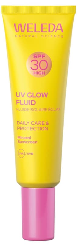 Weleda UV Glow Fluid pleťový opalovací krém SPF 30