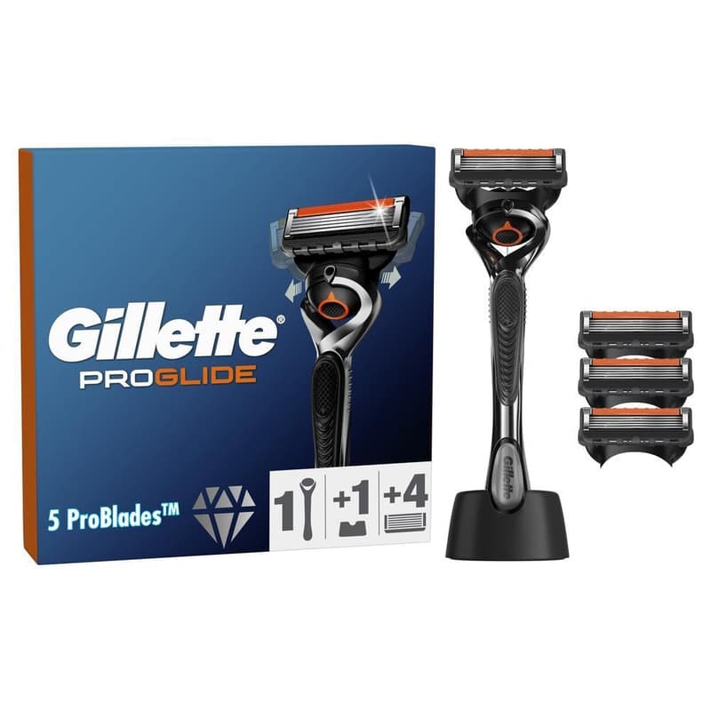 Gillette ProGlide razor for men + 4 blades