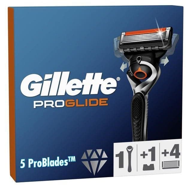 Gillette ProGlide razor for men + 4 blades