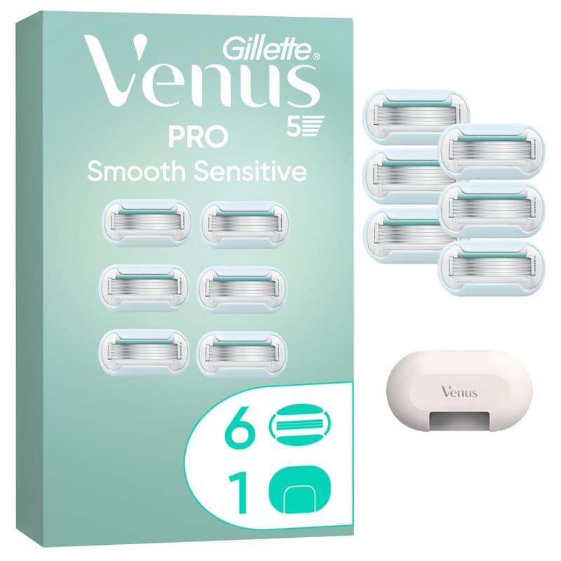 Gillette Venus Pro Smooth Sensitive náhradní holicí hlavice