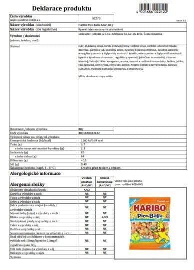 Haribo Pico Balla Sour