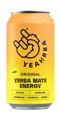 YEAHRBA Mate energy Original perlivá – plech