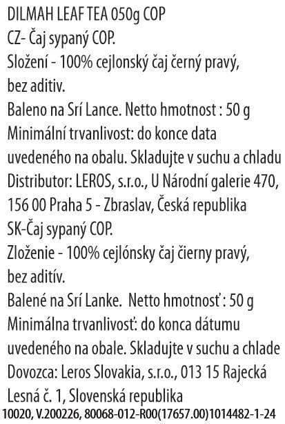 Dilmah Ceylon Golden Pekoe – sypaný