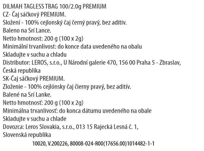 Dilmah Premium černý čaj