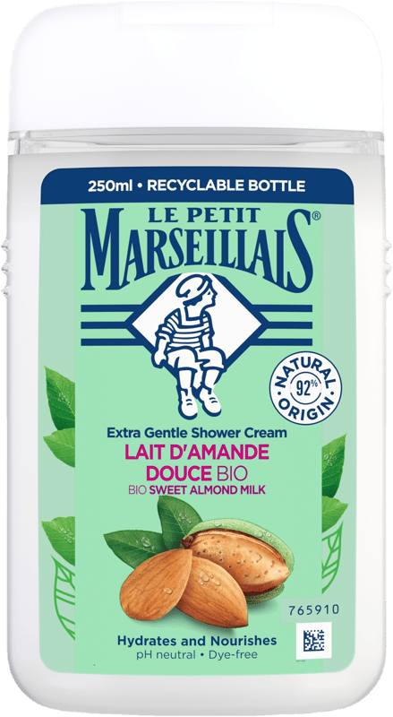 Le Petit Marseillais BIO Krémový sprchový gel sladké mandlové mléko