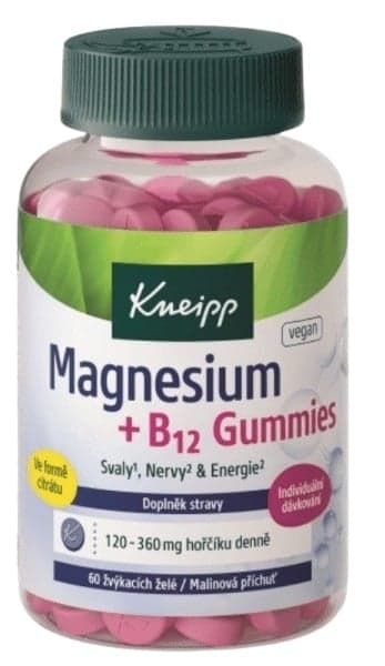 Kneipp Magnesium+B12 gummies 60ks