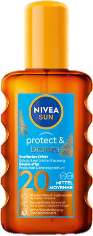 Nivea Sun Protect & Bronze olej na opalování SPF 20
