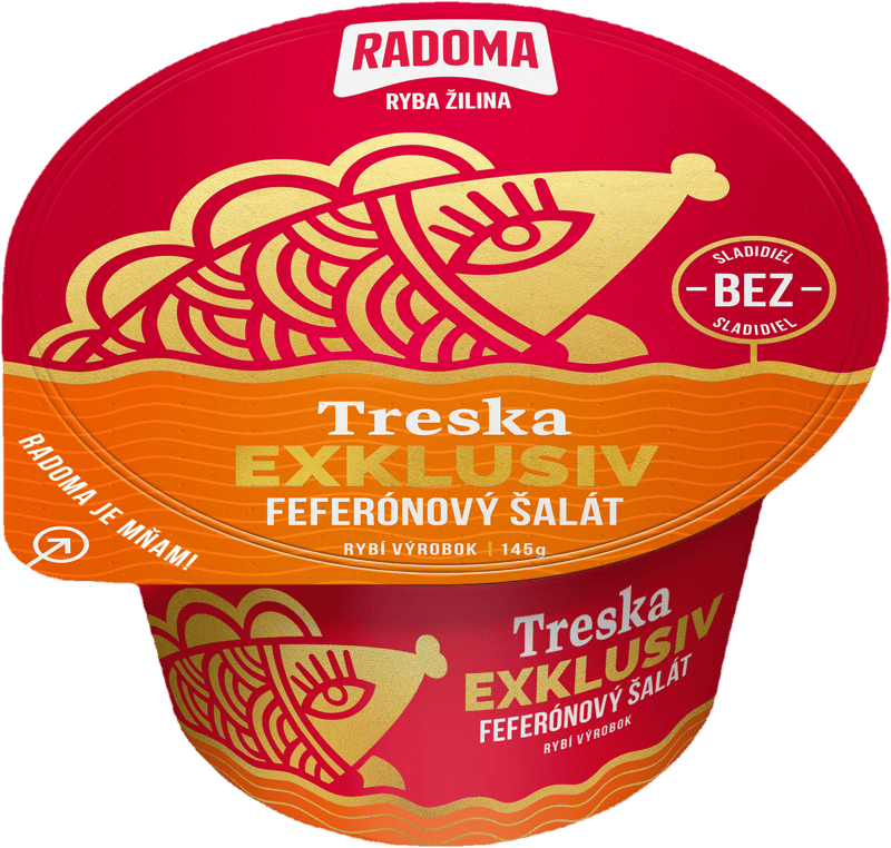 Radoma Treska Exklusiv s feferonkovým salátem