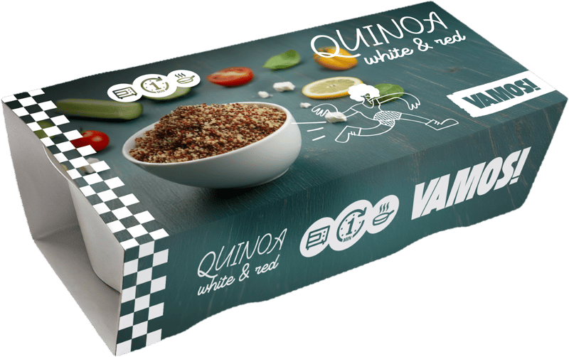 Vamos Bílá & červená quinoa 2×125 g